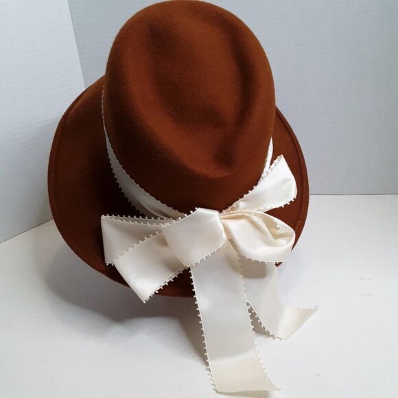 Vintage Bollman Hat Co. Women\'s Vintage 100% Wool Brown Hat main image 14